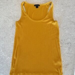 J. Crew Mustard Yellow Tank Top